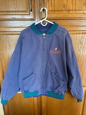 Vintage Dunbrooke Men’s Navy Bomber Jacket